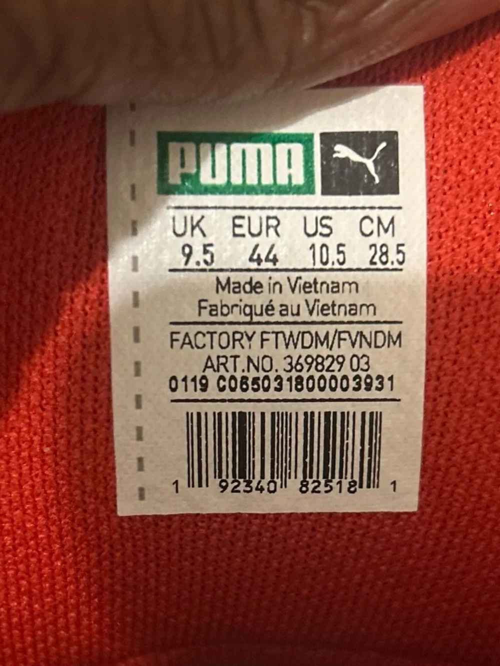 Puma bold black